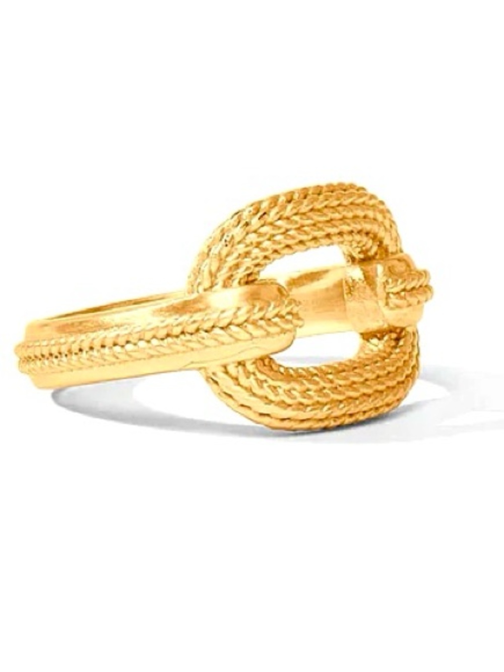NEW! Julie Vos Gold Cheval Ring NWT